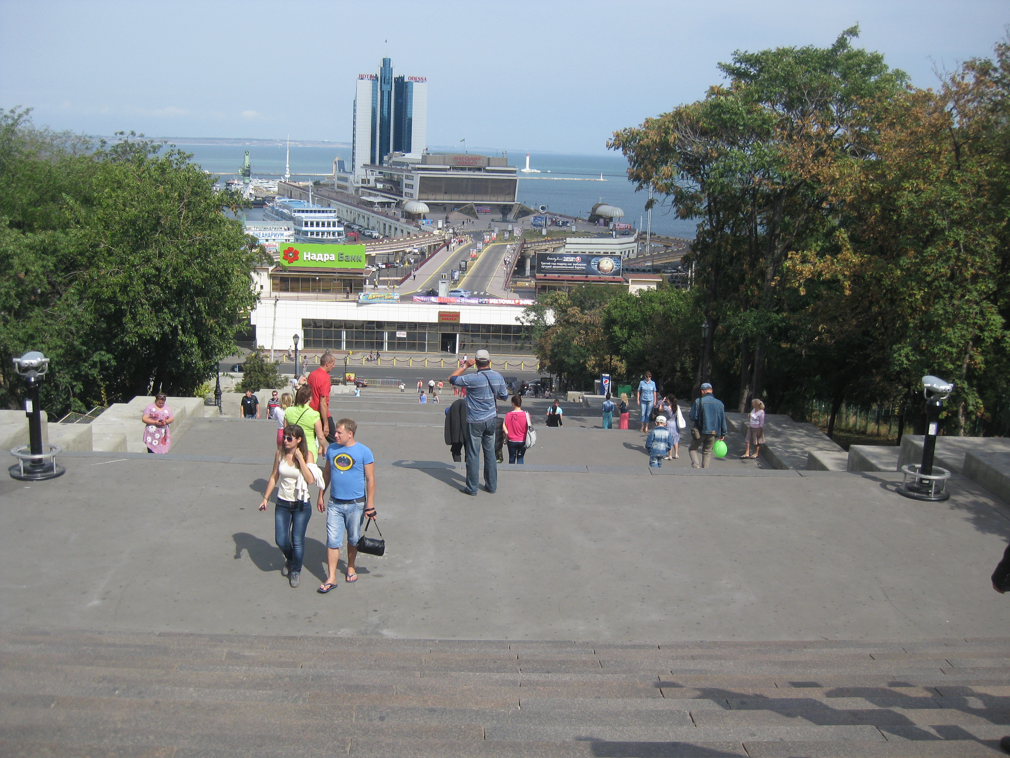 Potemkin stairs in Odessa Ukraine.