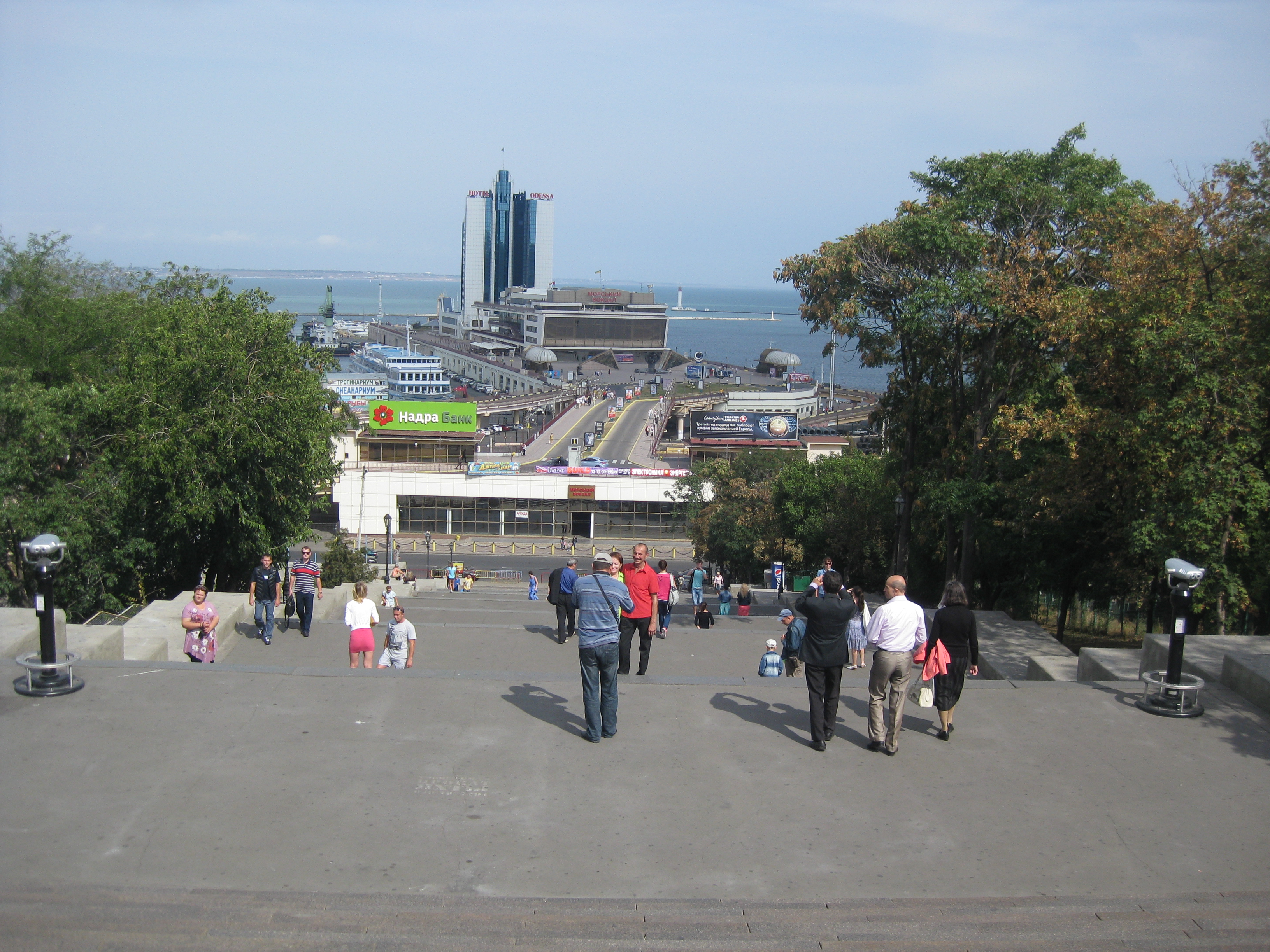 Потёмкинская лестница в Одессе. 